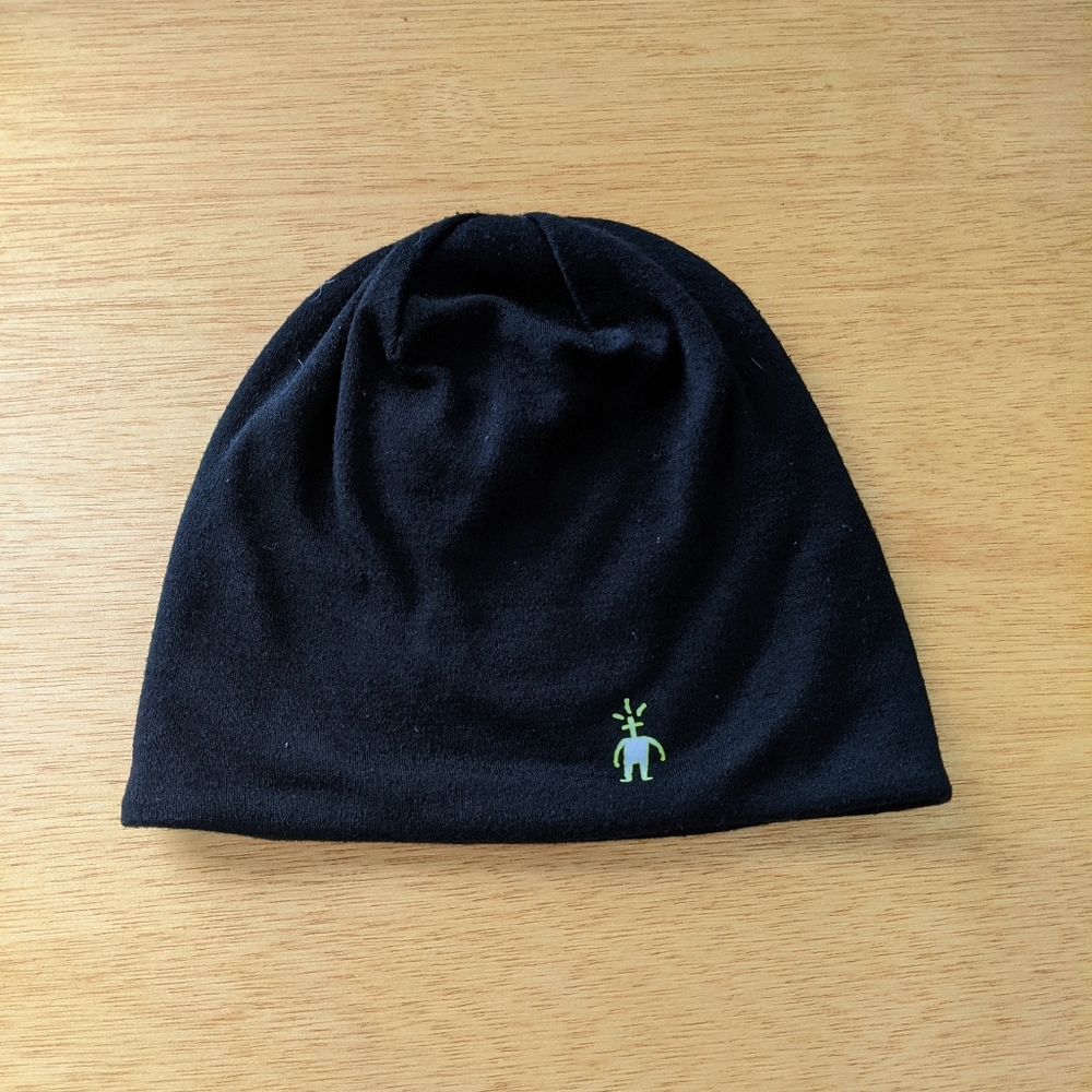 Smartwool Merino 150 Reversible Beanie Black Grey OS